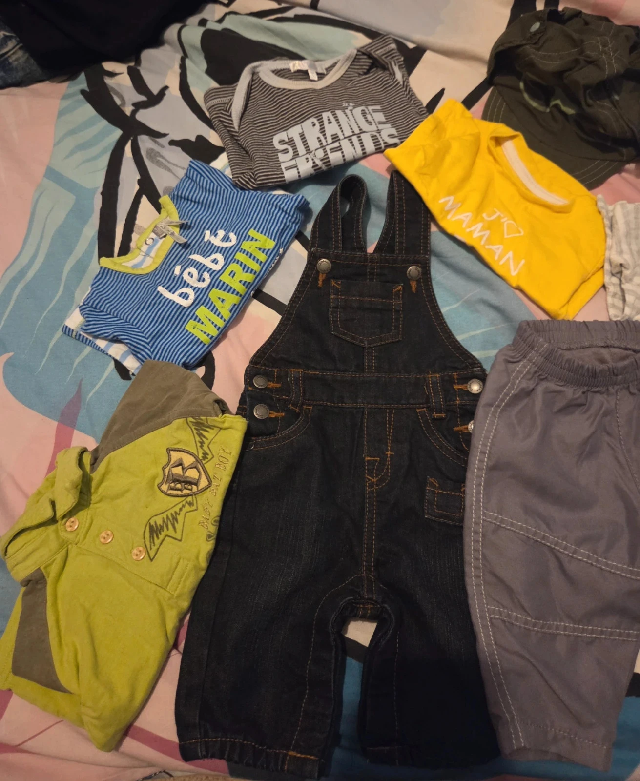 💜Lots 11 boys' clothes 3 months and 1 pajamas 6 months – photo 2